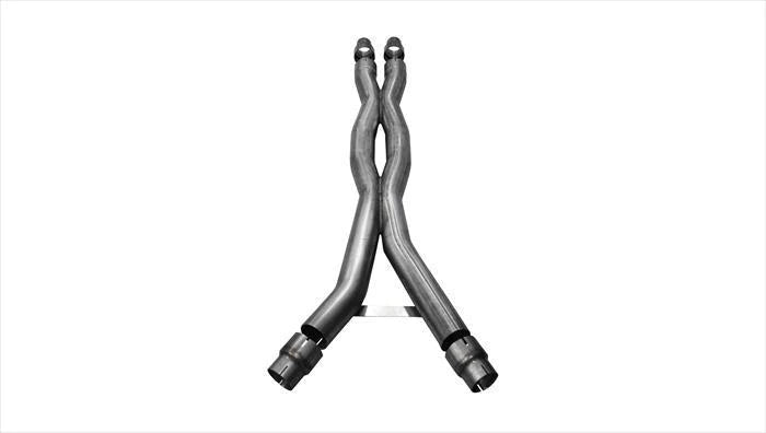 CORSA RES-DELETE / 3.0 IN DOUBLE X-PIPE | 2015-2024 FORD MUSTANG GT 5.0L V8 (14327)