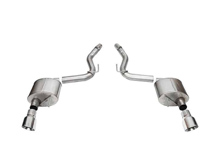CORSA SPORT, TOURING / 3.0 IN AXLE-BACK 4.5 IN SLASH TIPS | 2024 MUSTANG GT COUPE (21252, 21256)