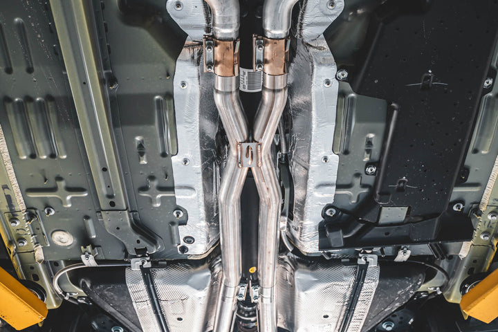 Steeda Mustang 5.0L Coyote 304 Stainless Resonator Delete X-Pipe 555-3618 (2015-2024)