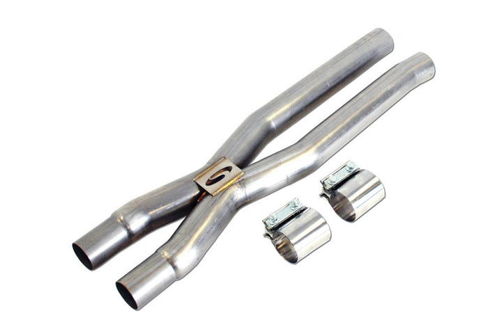 Steeda Mustang 5.0L Coyote 304 Stainless Resonator Delete X-Pipe 555-3618 (2015-2024)