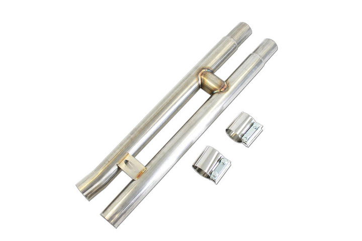 Steeda Mustang 5.0L Coyote 304 Stainless Resonator Delete H-Pipe 555-3619 (2015-2024)