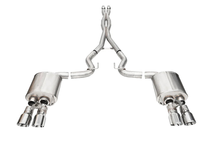 CORSA SPORT VALVED / 3.0 IN AXLE-BACK 4.0 IN SLASH TIPS | 2024 MUSTANG GT COUPE (21261)