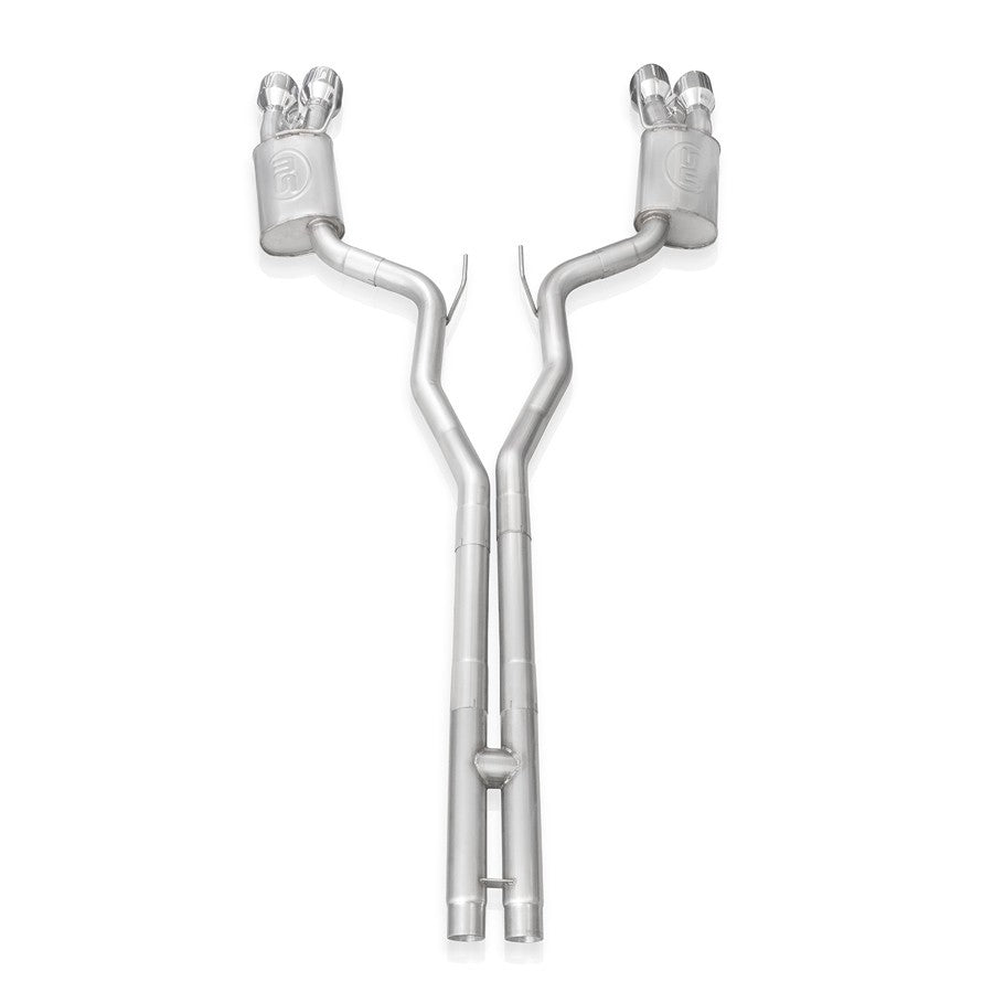 2020+ Ford GT500 Redline Catback H-Pipe Exhaust Factory Connect with Polished Tips