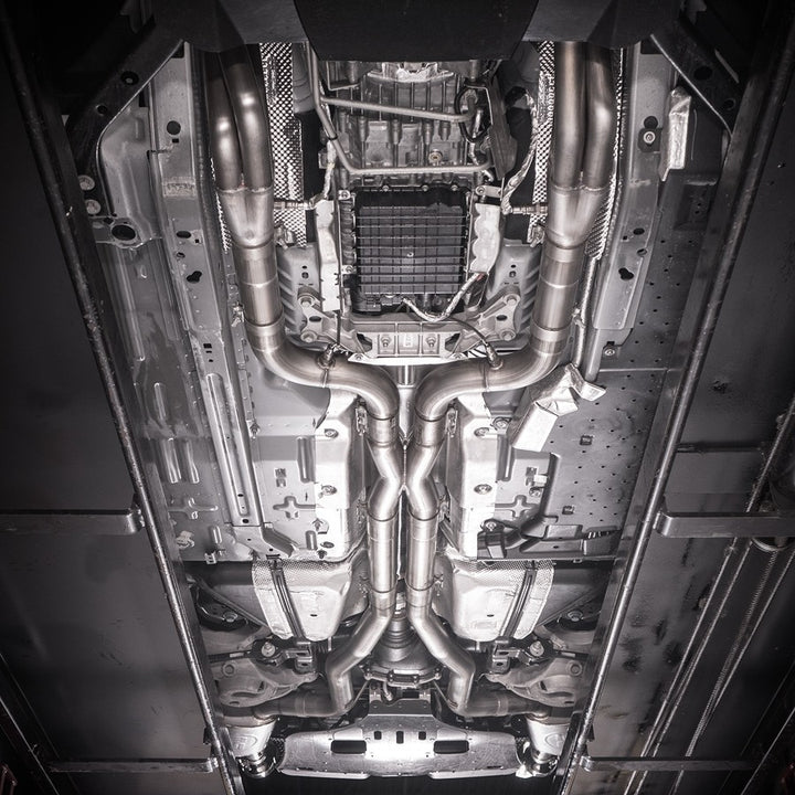 2020+ Ford GT500 Legend Catback X-Pipe Exhaust Factory Connect with Polished Tips