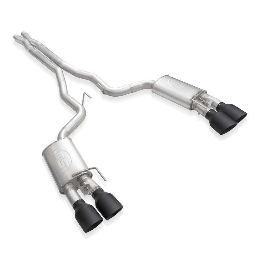 2020+ Ford GT500 Legend Catback X-Pipe Exhaust Factory Connect with Black Tips
