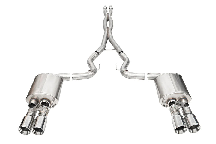 CORSA SPORT VALVED / 3.0 IN AXLE-BACK 4.0 IN STRAIGHT TIPS | 2024 MUSTANG GT COUPE (21262)