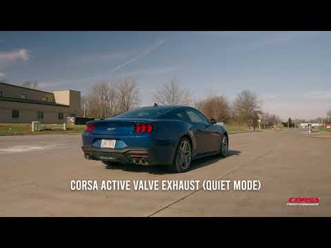 CORSA SPORT VALVED / 3.0 IN AXLE-BACK 4.0 IN SLASH TIPS | 2024 MUSTANG GT COUPE (21261)