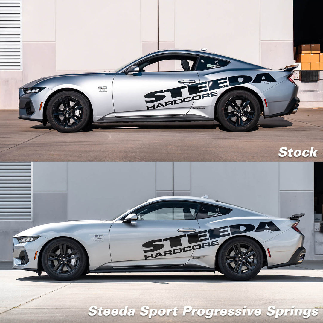 Steeda Mustang Sport Lowering Springs 555-8210 - Progressive (2015-2024)
