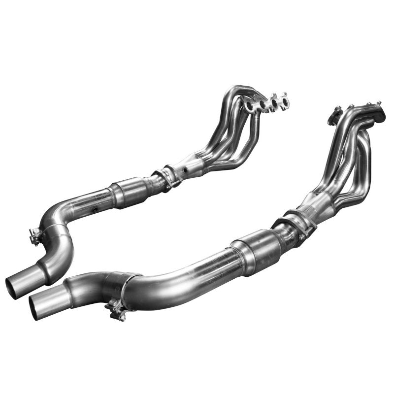 1-3/4" SS HEADERS & GREEN CATTED CONNECTION KIT. 2015-2020 MUSTANG GT 5.0L.